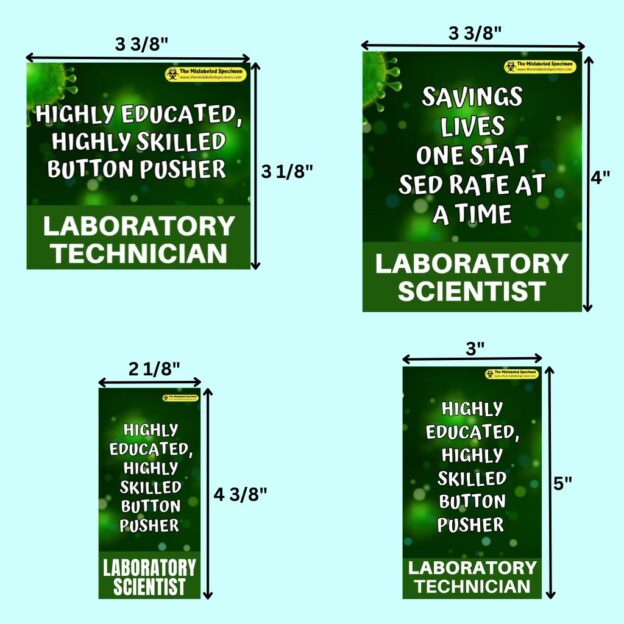 Highly Skilled Highly Trained Button Pusher Double Sided Badge Buddies Themed Badge Id Card for Laboratory Professionals