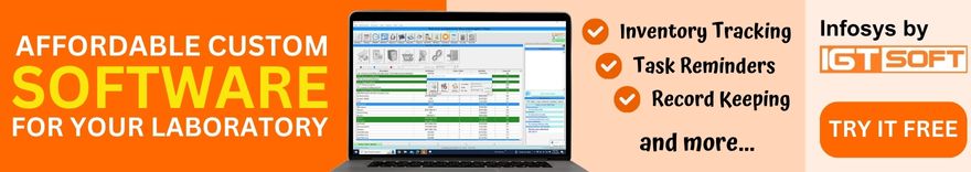 Infosys by IGTSoft Custom Laboratory Software Inventory tracker Credentialing Task manager