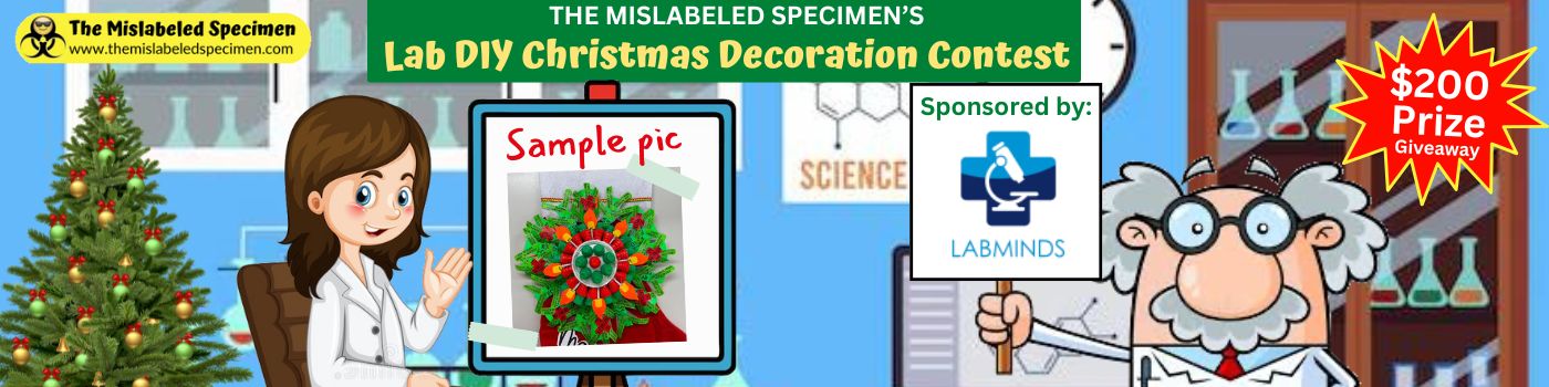 The Mislabeled Specimen Laboratory DIY Christmas Decoration Contest LabMinds Staffing