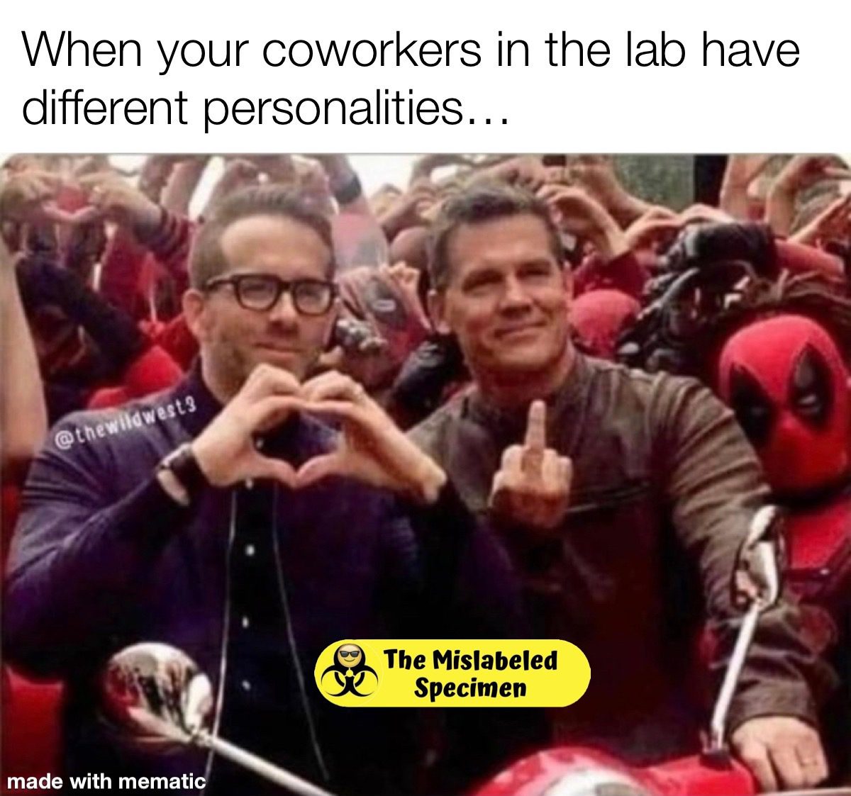 Funny Laboratory Memes MT, MLT, CLS, MLS, Phlebotomist,Lab Assistant, Scientist, Technologist The Mislabeled Specimen