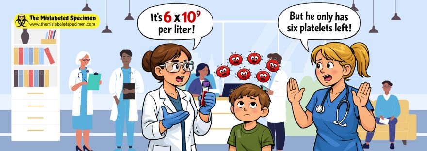 He Only Has Six Platelets The Mislabeled Specimen LOL Moments Funny Lab Stories