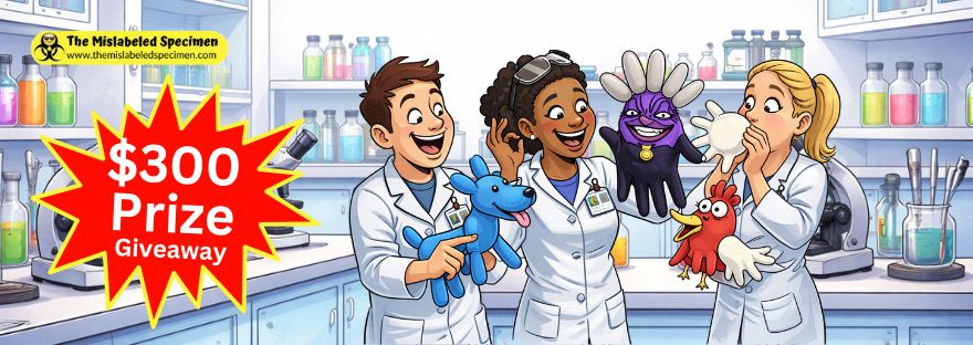 Fun with Gloves The Mislabeled Specimen Lab Week 2026 Contest Techlab