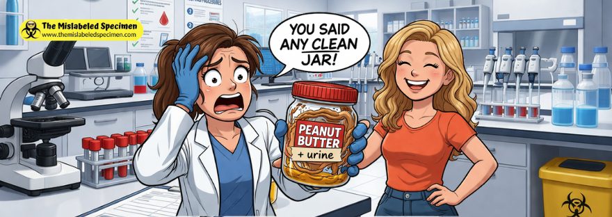 Peanut Butter Jar The Mislabeled Specimen LOL Moments Funny Lab Stories