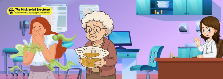 Diarrhea in a Hat The Mislabeled Specimen Funny lab Stories LOL Moments