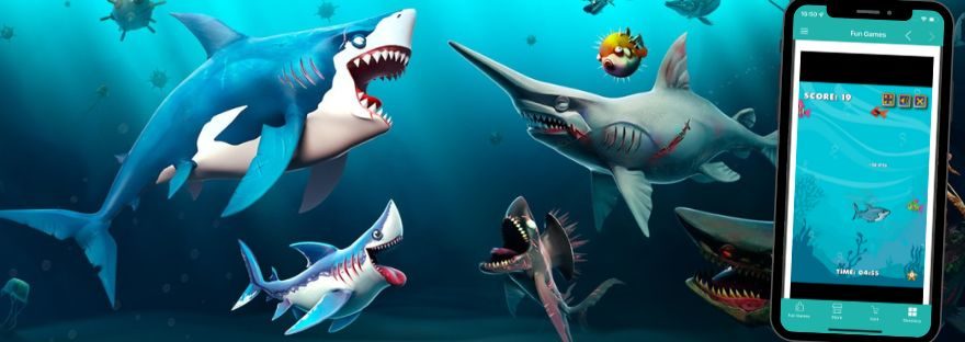 Mini Games Hungry Shark Flash Game The Mislabeled Specimen Funny Lab Professionals