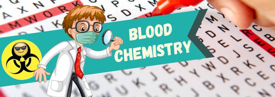Blood Chemistry Fun and Games The Mislabeled Specimen Lab Word Search Puzzles MT, MLT, CLS, MLS, ASCP, AMT, AAB