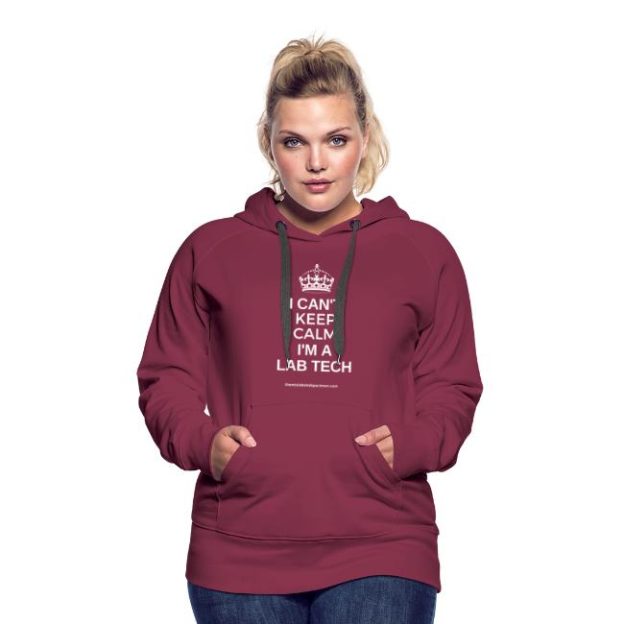 ICan'tKeepCalm.I'maLabTech Women'sPremiumHoodie