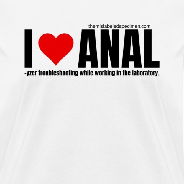 I Love Analyzer Troubleshooting in the Laboratory Women's Tshirt for Laboratory Professionals